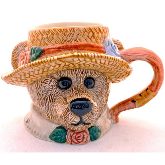 MUG-THE BOYDS COLLECTION-MS. BRUIN-"Afternoon Tea"-Plant Holder-Numbered Edition - Picture 2 of 13